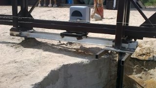 Купить сваи для ворот в Сатка. Заказать ворота на сваях под ключ от 22038 руб